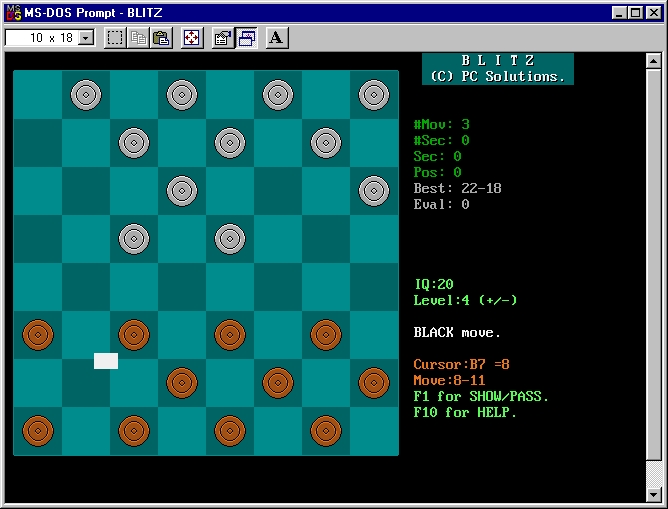 Checkers, Software